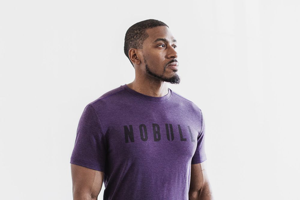 T-Shirts NOBULL Homme Violette - NOBULL,France (4368-KNPLB)